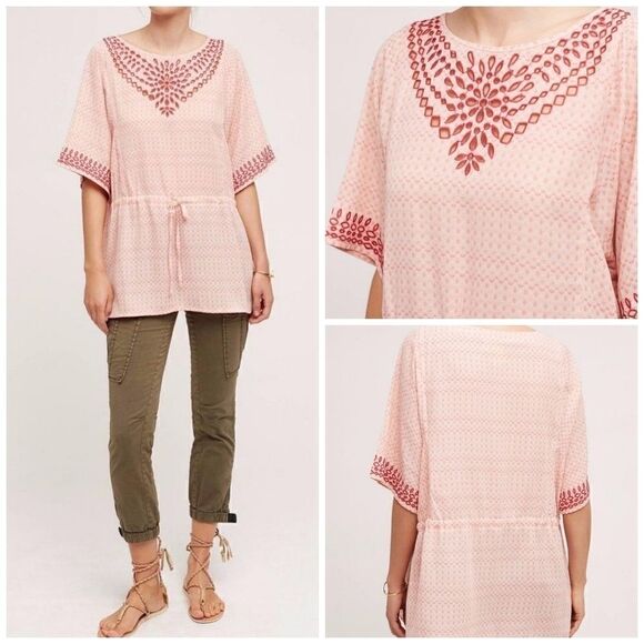 NWT Anthropologie One September Euphemia Tunic Top - XS - Picture 1 of 12